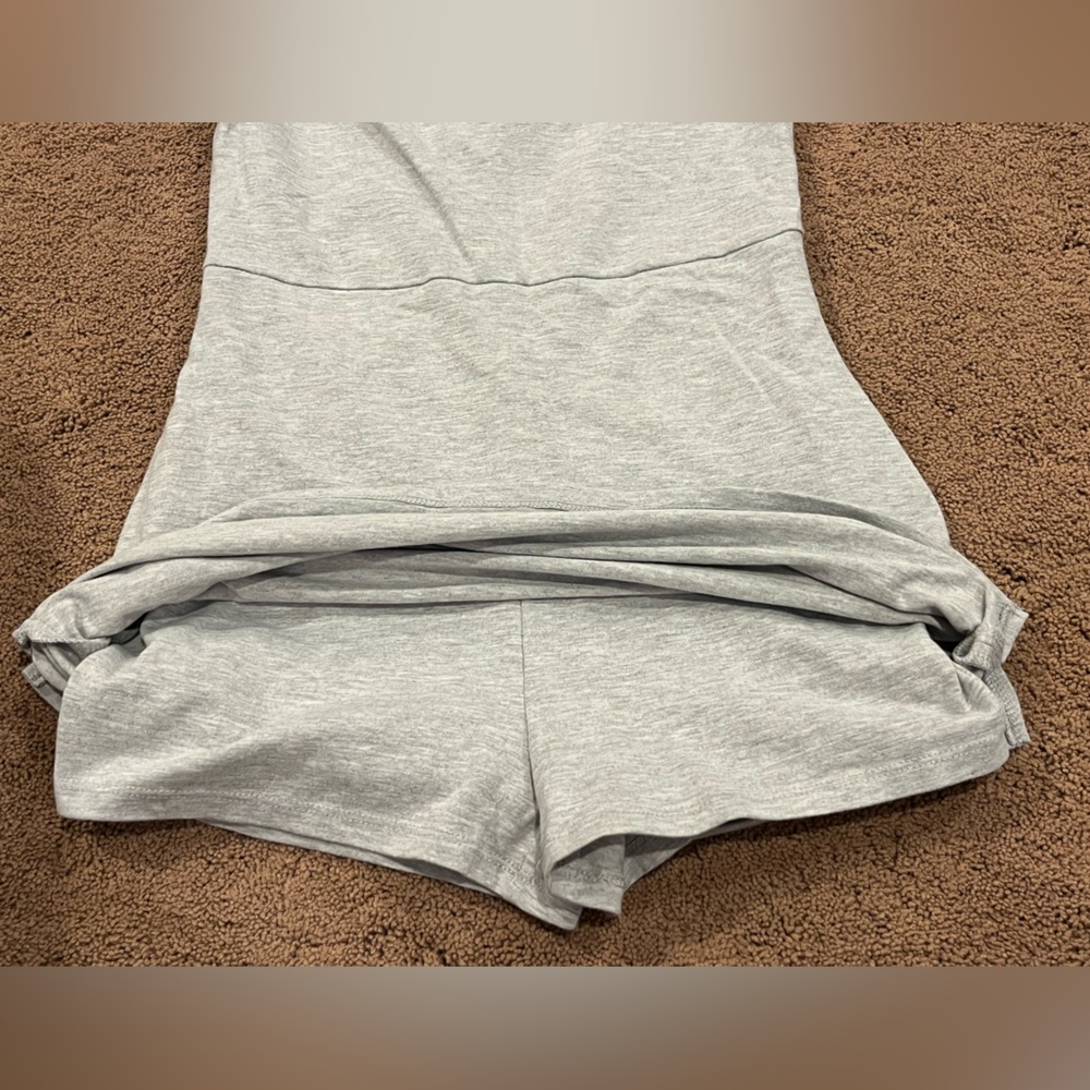NWOT Urban Outfitters out from under Light Gray dress with skort - Picture 3 of 4